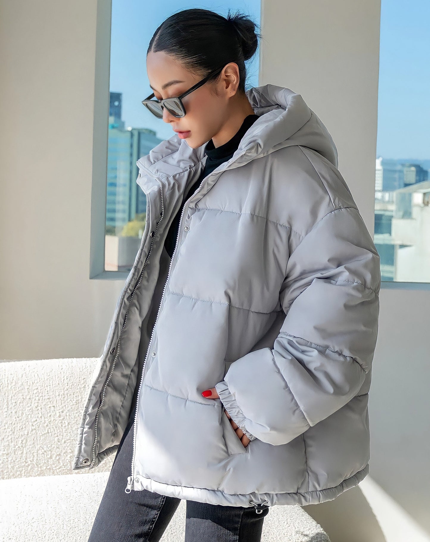 FASHIONISTA Oversized Puffer Jacket