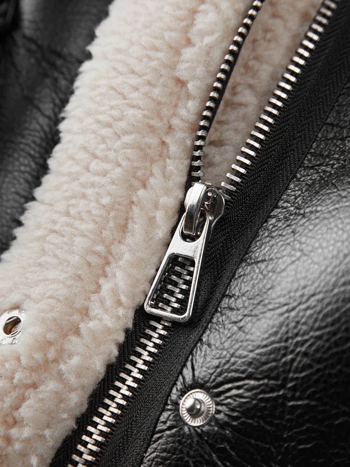 Noir Seraphim Shearling Elegance