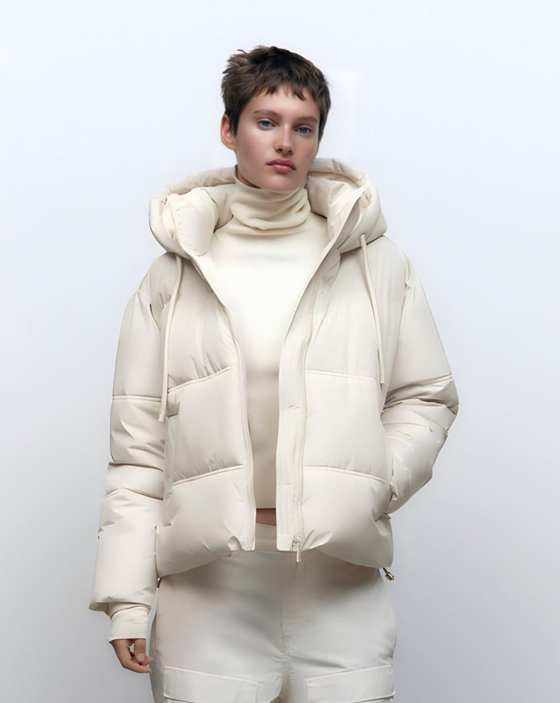 Alluring Crafted Shell Coat