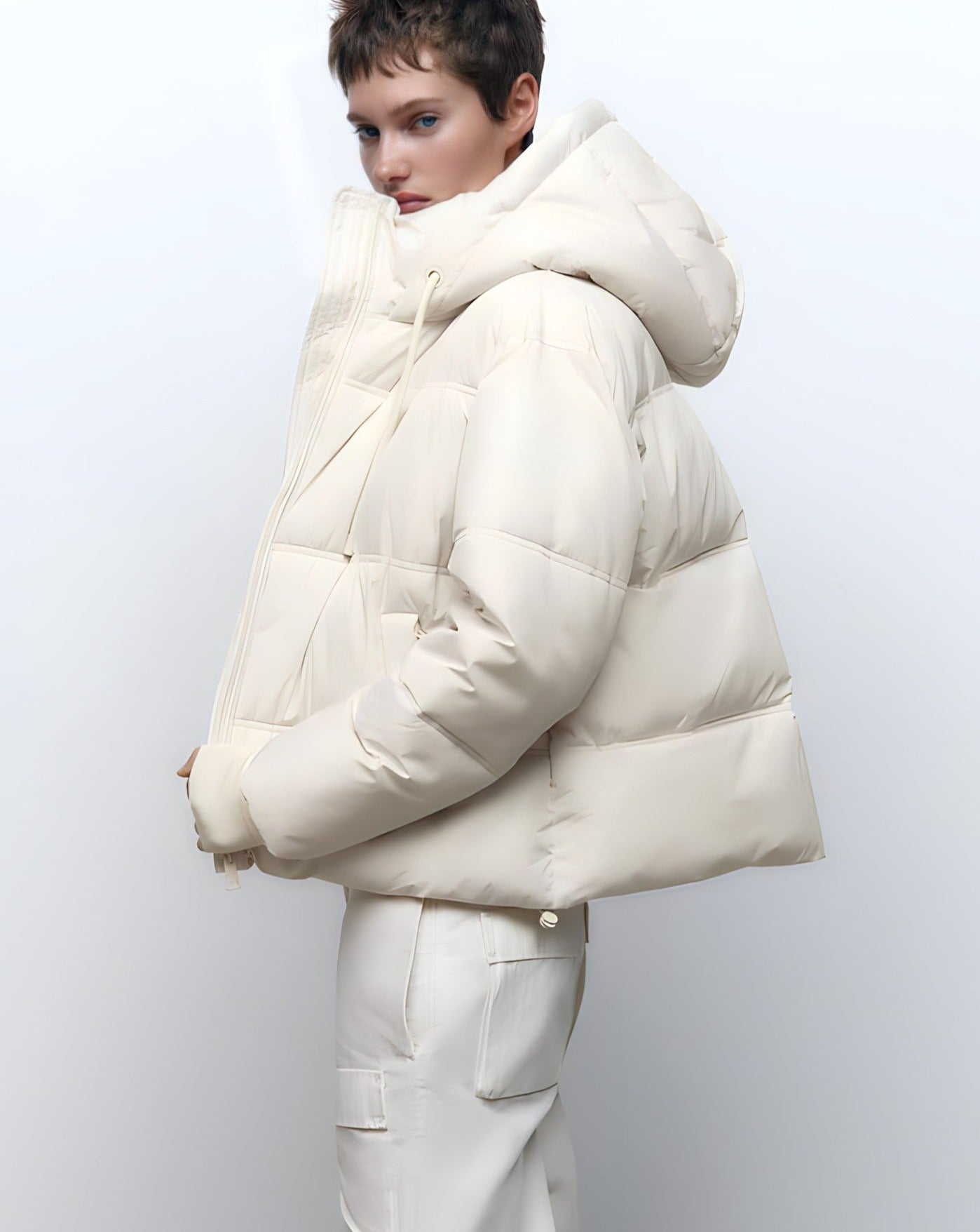 Alluring Crafted Shell Coat
