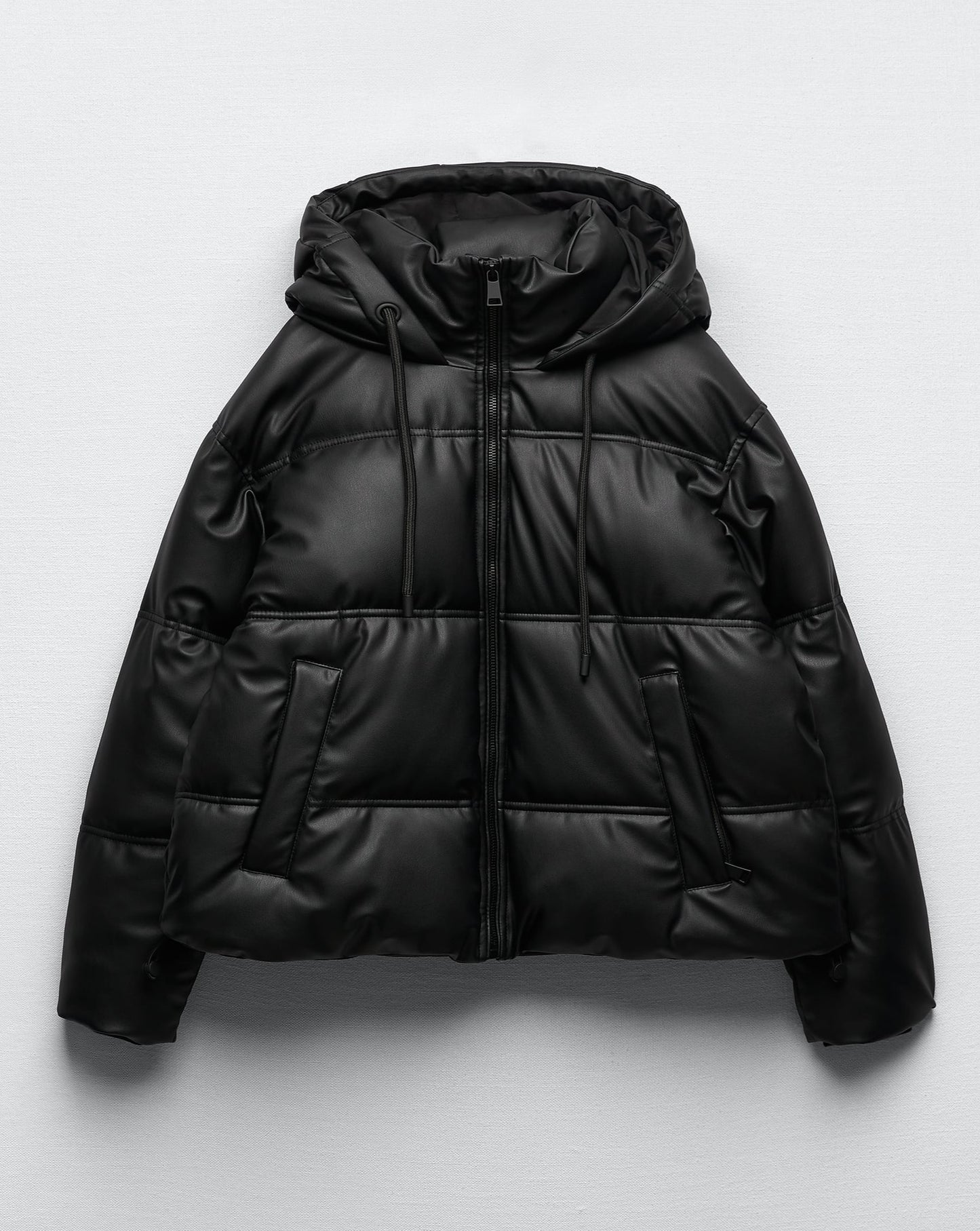 EXQUISITE Man-Made Leather Jacket