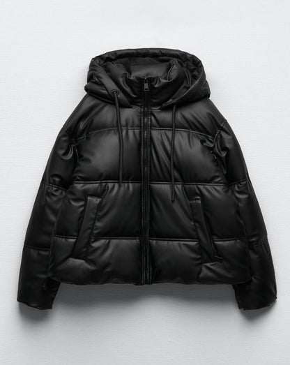 EXQUISITE Man-Made Leather Jacket