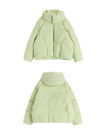 Bouncy Bouffant Puffer Coat