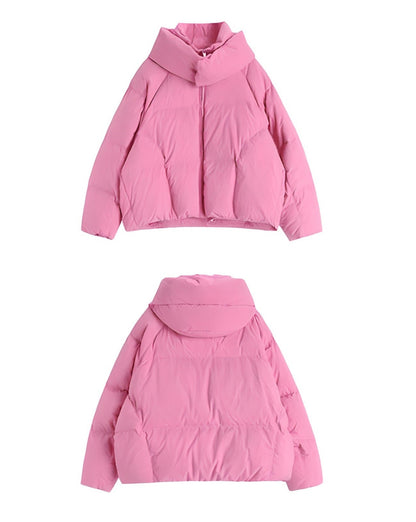 Bouncy Bouffant Puffer Coat