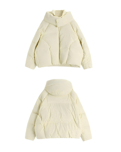 Bouncy Bouffant Puffer Coat