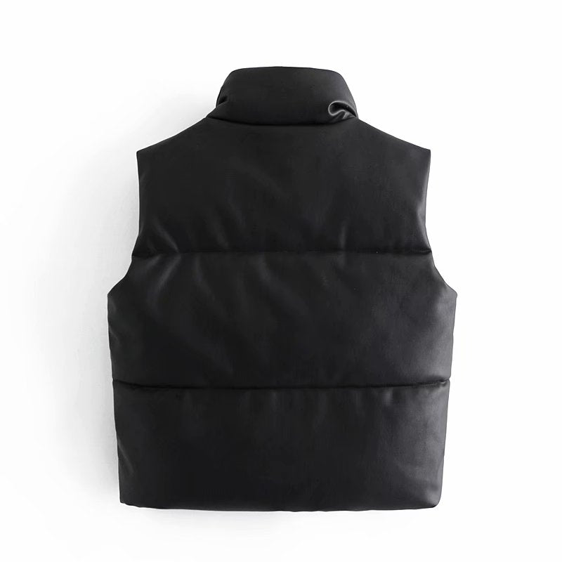 Sleek Quilted Puffer Vest