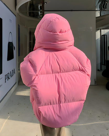 Bouncy Bouffant Puffer Coat