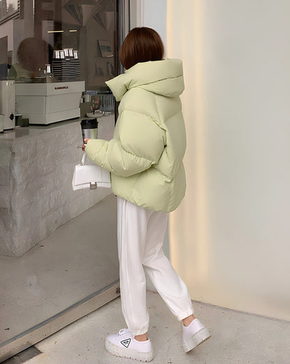 Bouncy Bouffant Puffer Coat