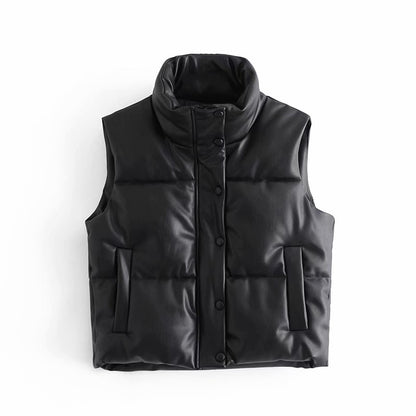 Sleek Quilted Puffer Vest