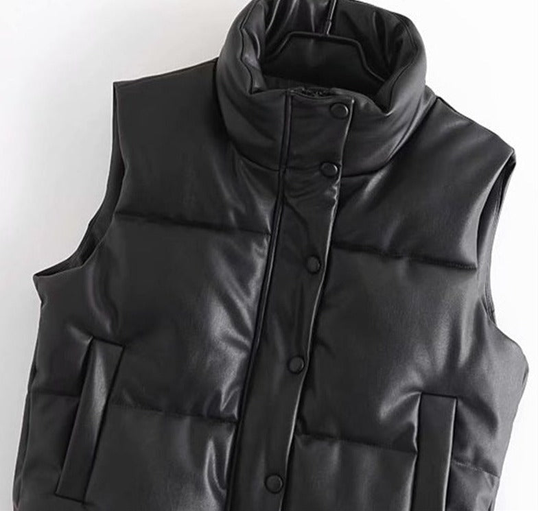 Sleek Quilted Puffer Vest